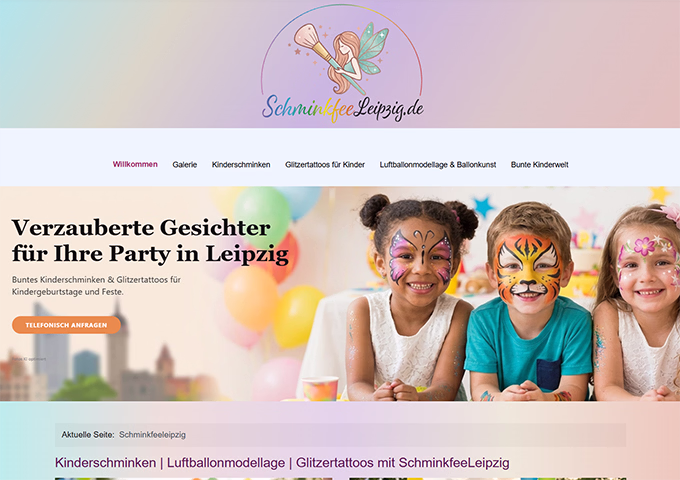 Event-Unterhaltungsdienst für Kinder