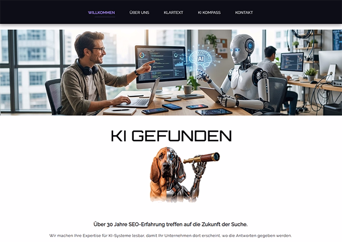 Von KIs gefunden werden