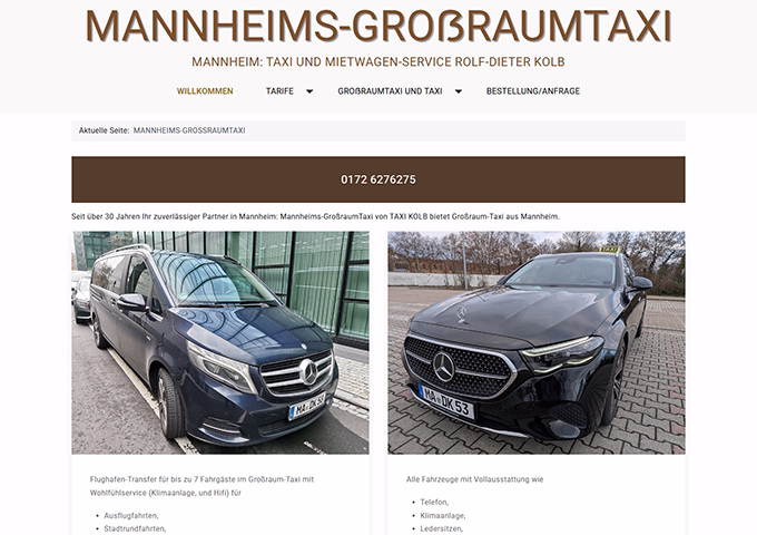 Grossraumtaxi | Mannheim