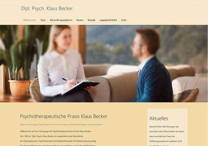 Psychotherapie Becker Lampertheim
